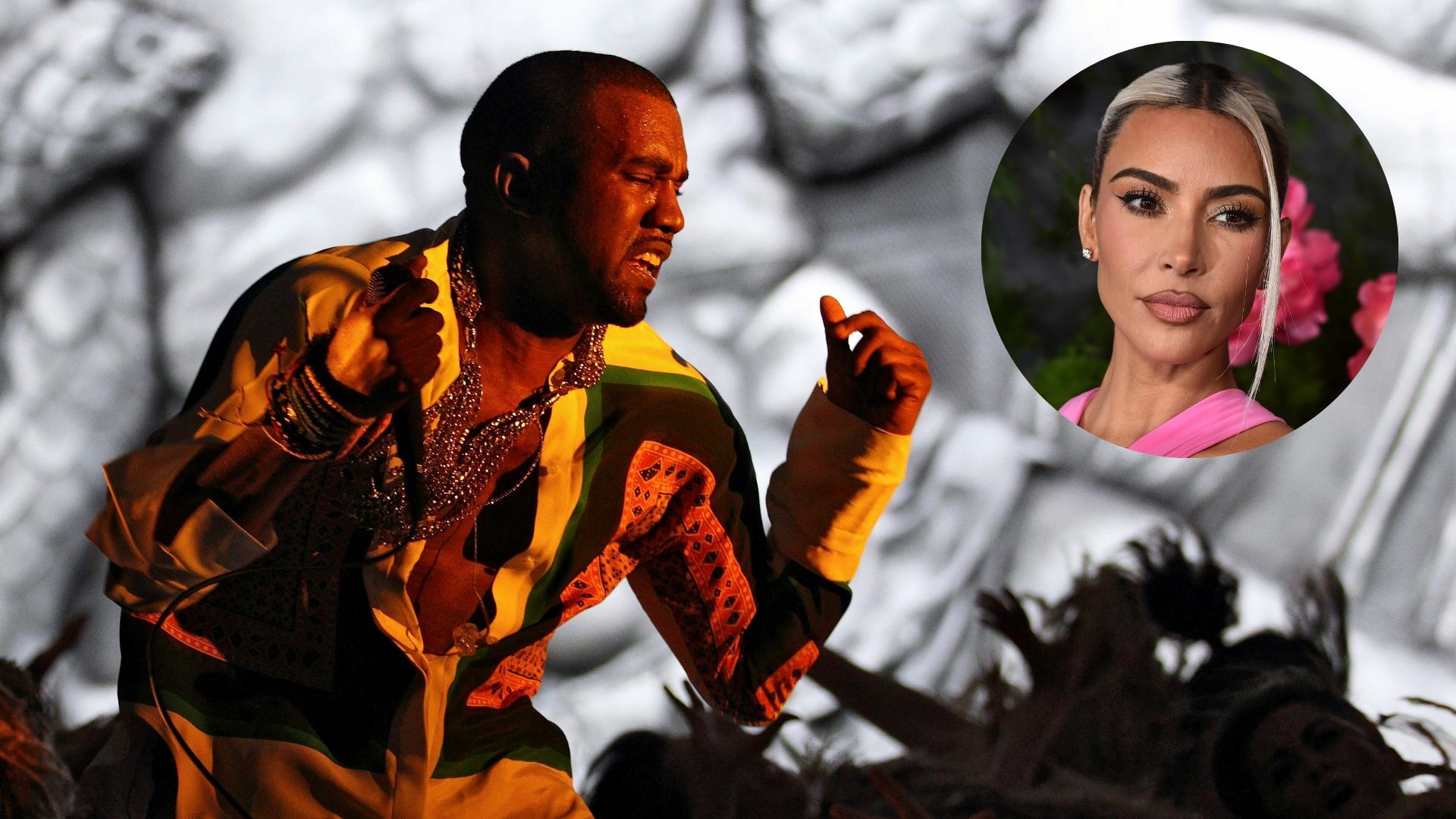 Investigan quejas contra Kanye West por mostrar imágenes explícitas de Kim Kardashian