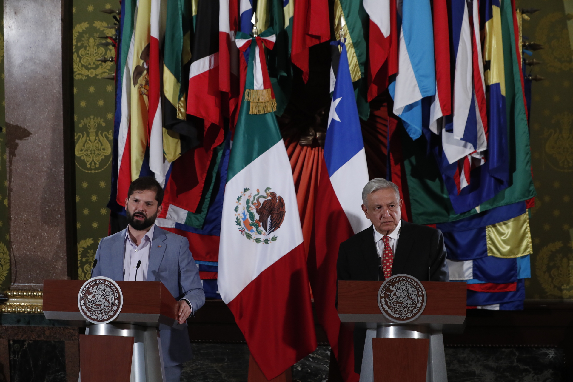 Boric es libre de expresar y manifestar sus ideas: López Obrador