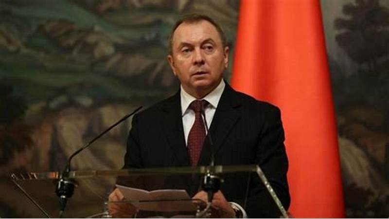 Fallece Vladímir Makéi, ministro de Exteriores de Bielorrusia