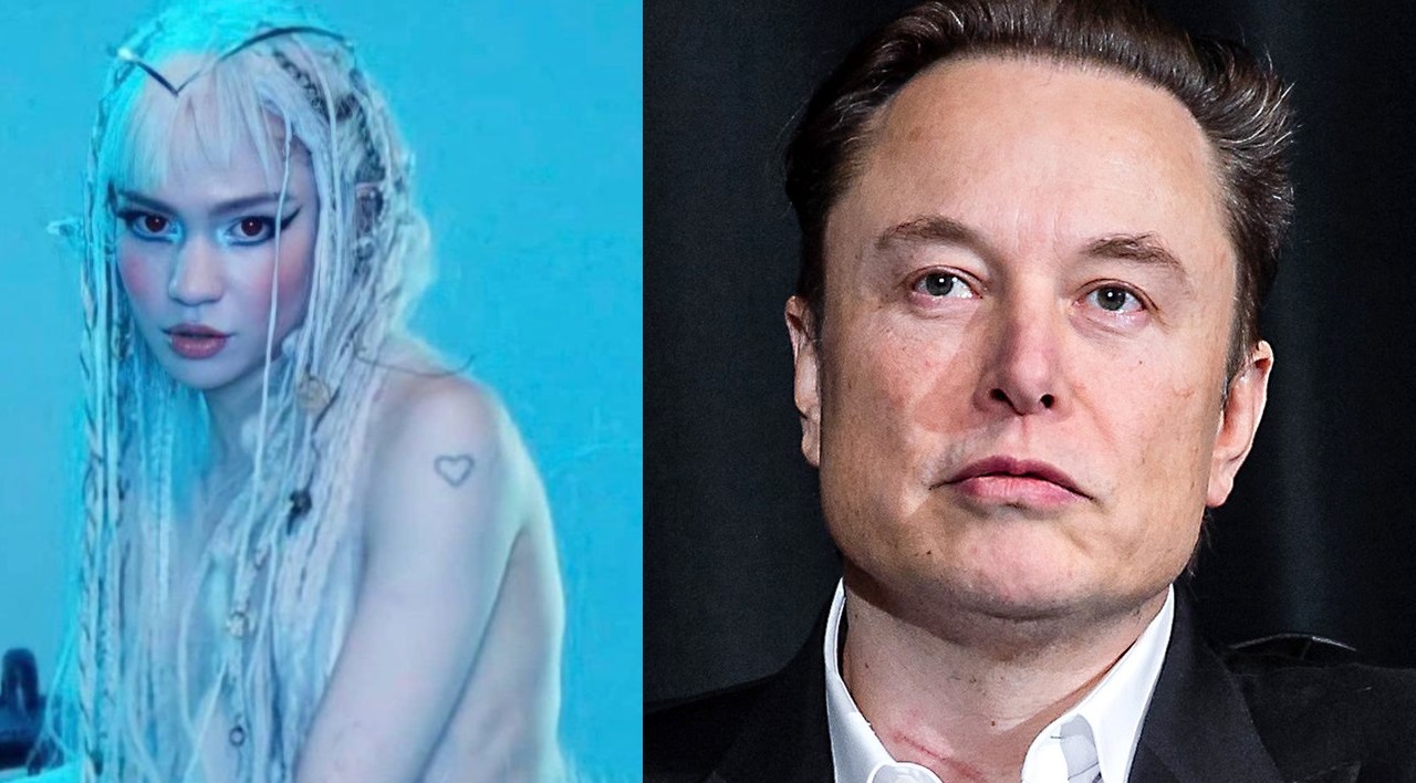 Grimes, ex de Elon Musk, se muestra sin ropa para cosplay