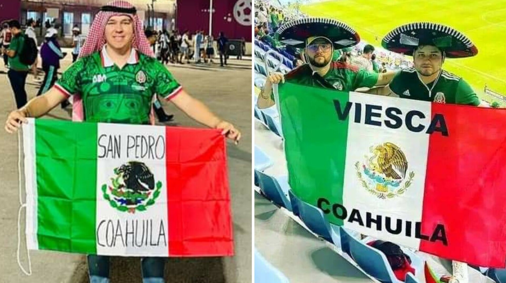 Laguneros, presentes en Qatar 2022 para apoyar a la Selección Mexicana
