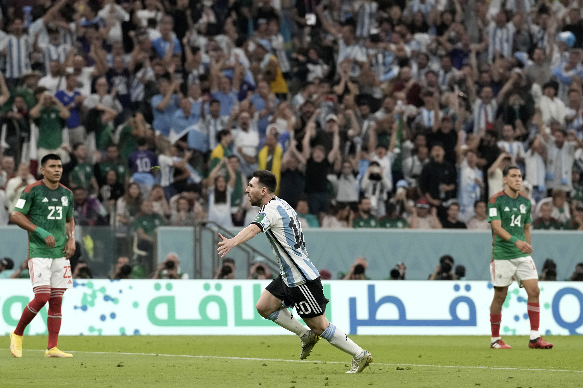 Messi se convierte en el jugador argentino con más partidos en Copas del Mundo