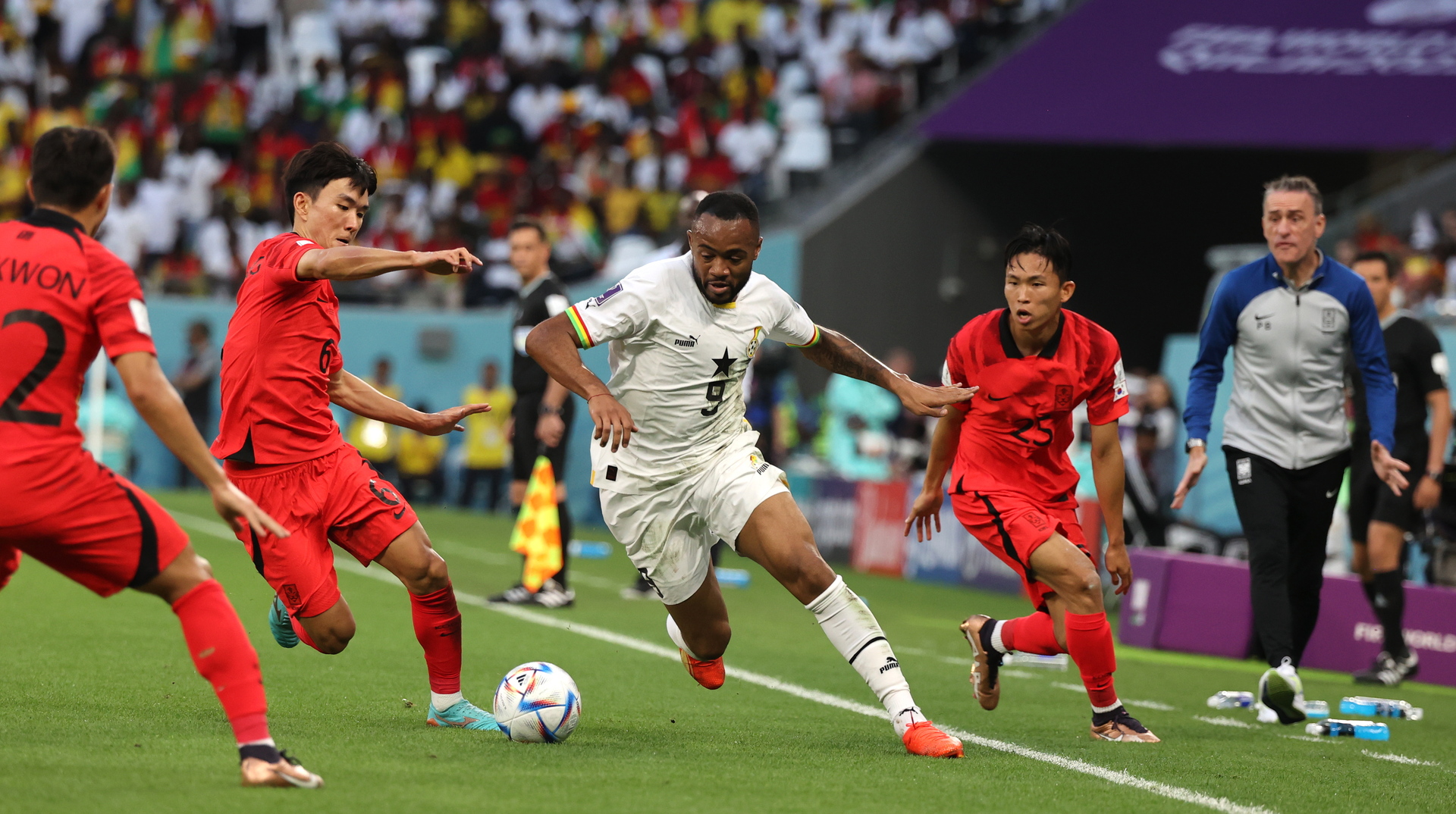 Ghana vence a Corea del Sur tras vibrante segundo tiempo