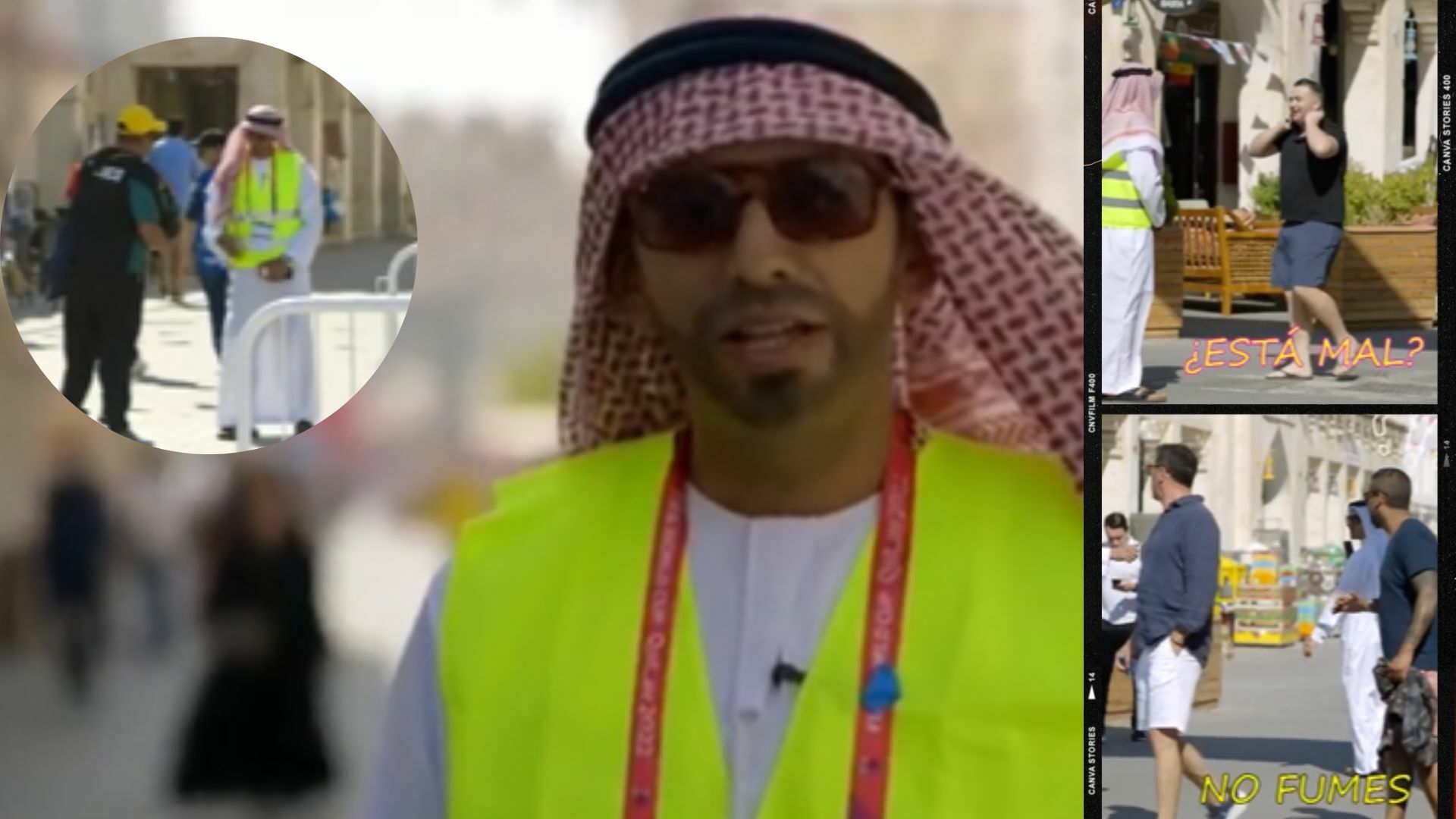 VIRAL: Capi Pérez sale a prohibir cosas en las calles de Qatar y así reaccionó la gente