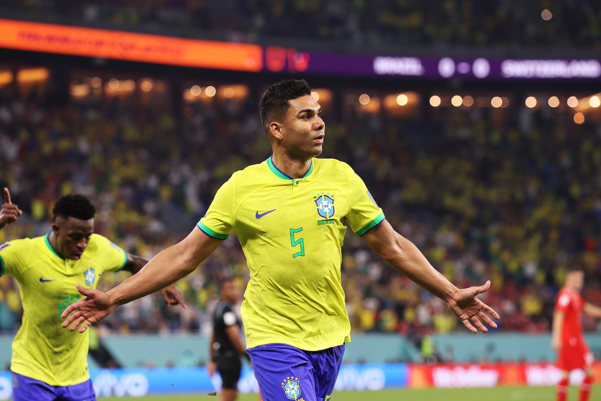 Selección de Brasil asegura su pase a octavos de final tras vencer a Suiza