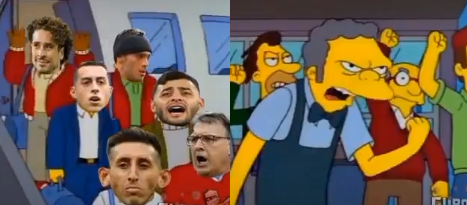 Predicen llegada de la Selección a México con meme de Los Simpson