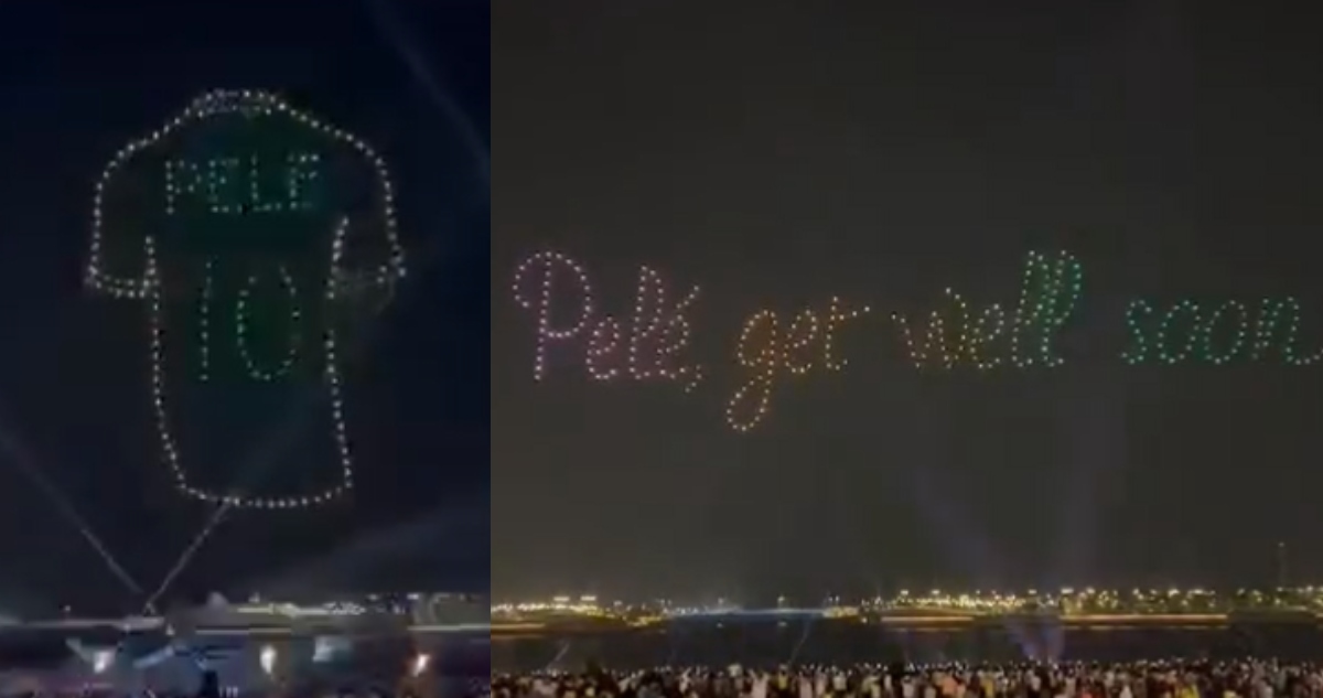 Tras preocupación por su salud, FIFA le rinde homenaje a Pelé en las calles de Qatar