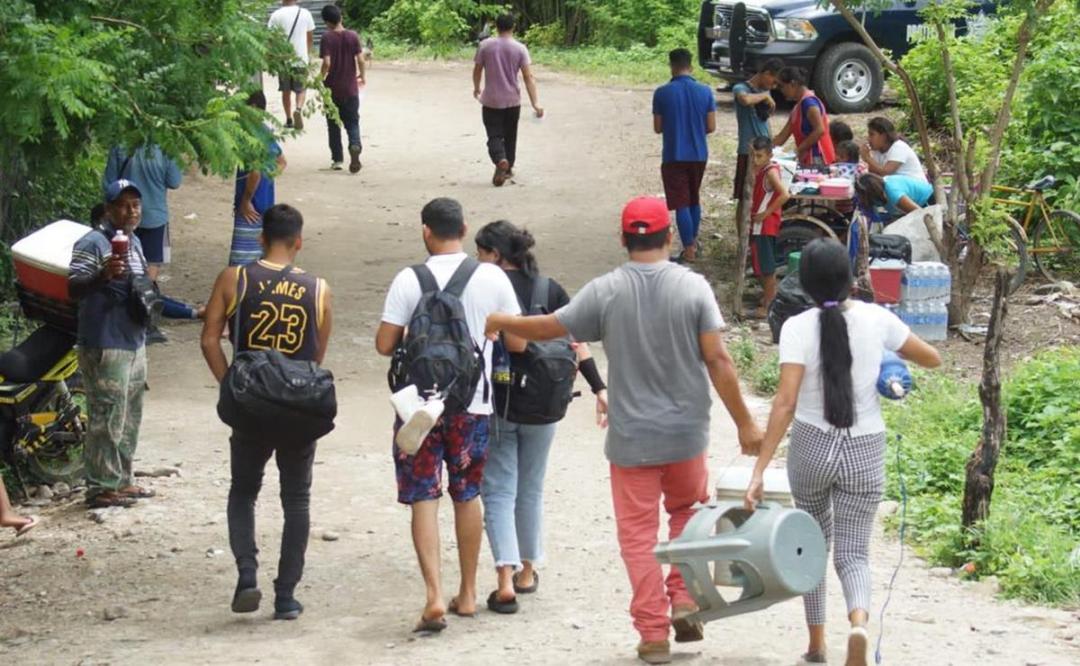 Disminuye llegada de personas migrantes a Tapanatepec, Oaxaca