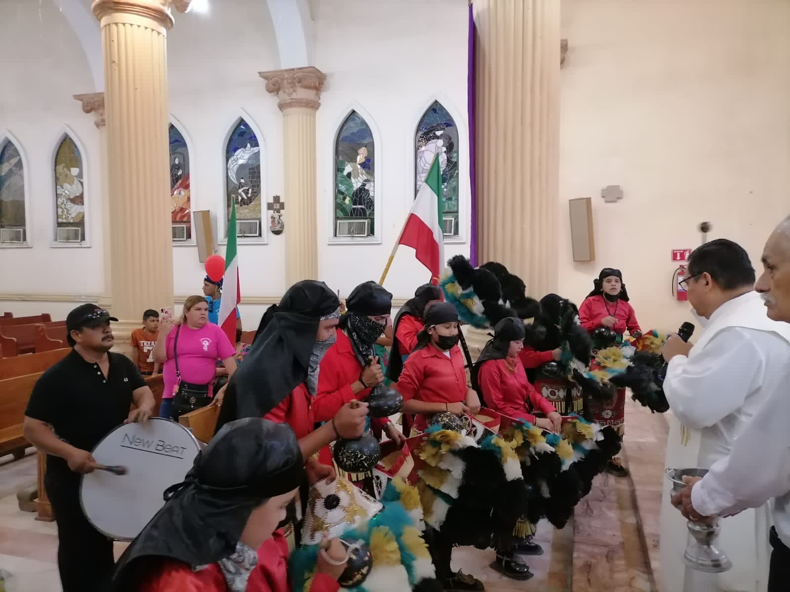 Realizan bendición de danzas en Matamoros