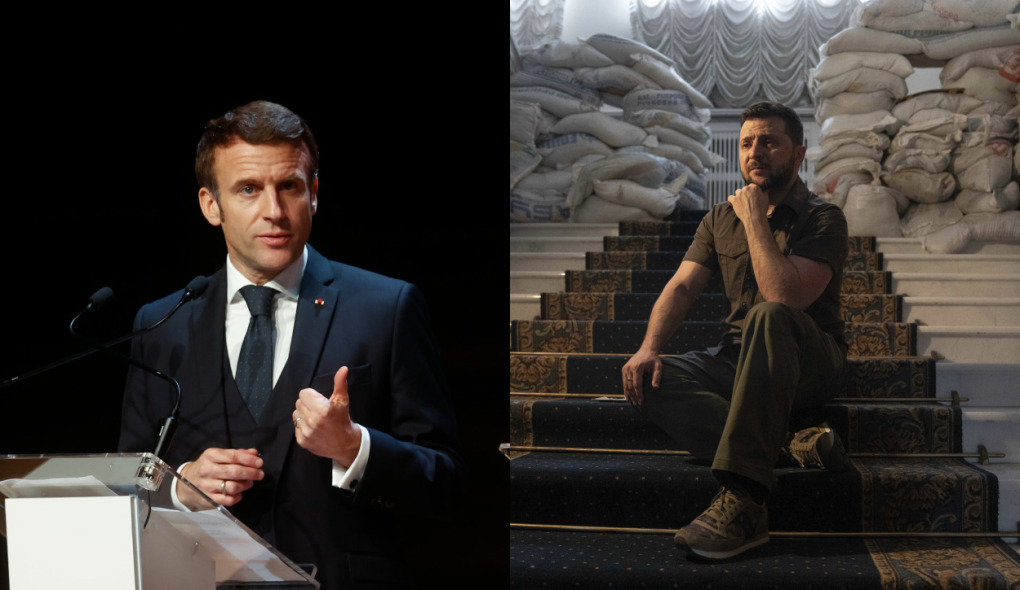 Emmanuel Macron y Volodímir Zelenski preparan conferencias sobre Ucrania del día 13 en París