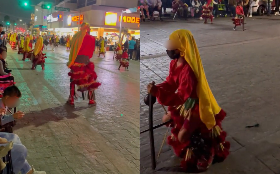 VIRAL: Danzantes 'perrean' durante peregrinación en Torreón