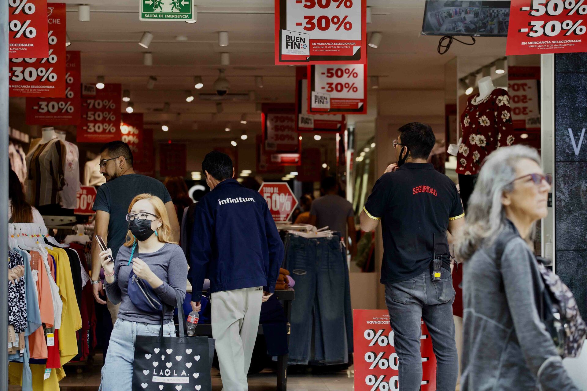 Consumo privado en México retrocede durante noviembre pese al Buen Fin