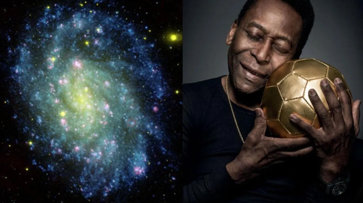 La NASA rinde homenaje a Pelé con una galaxia