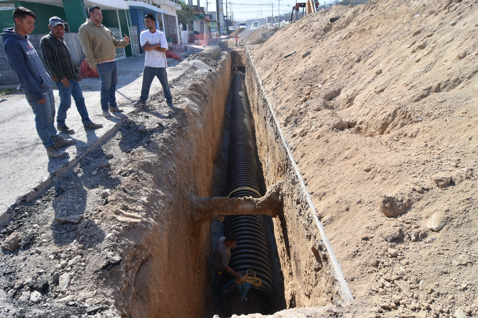 Más de 9 millones de pesos costará la primera etapa del drenaje pluvial en Frontera