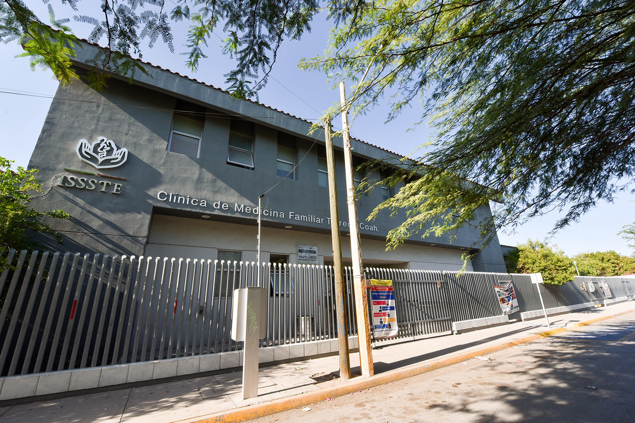 En Torreón, una de las unidades es la Clínica de Medicina Familiar del ISSSTE, que se ubica en la colonia Torreón Residencial. (EL SIGLO DE TORREÓN)