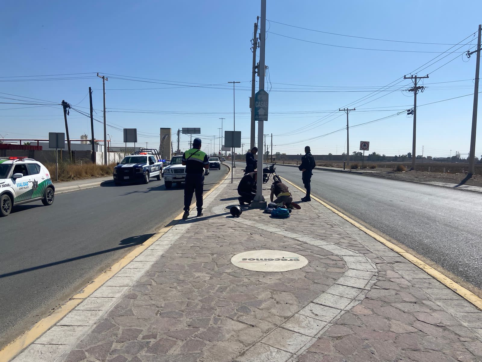 El conductor se dirigía con orientación hacía el municipio de Torreón. (EL SIGLO DE TORREÓN)