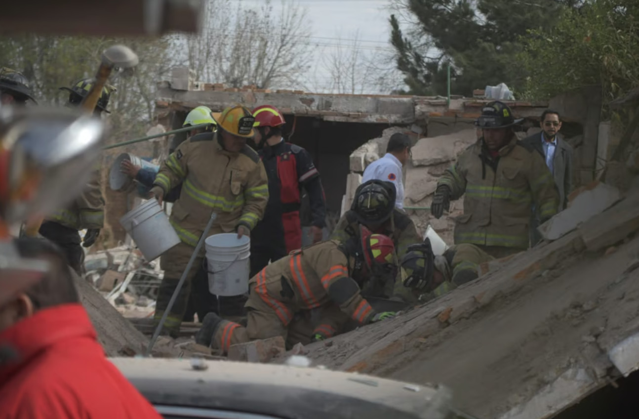 La explosión ocurrió en la colonia Morga de Durango, este miércoles. (EL SIGLO DE TORREÓN)