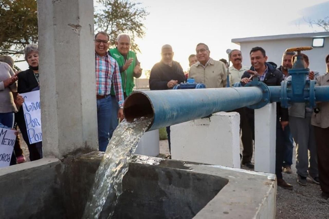 El pozo de agua beneficiará a unas 700 personas. (EL SIGLO DE TORREÓN)
