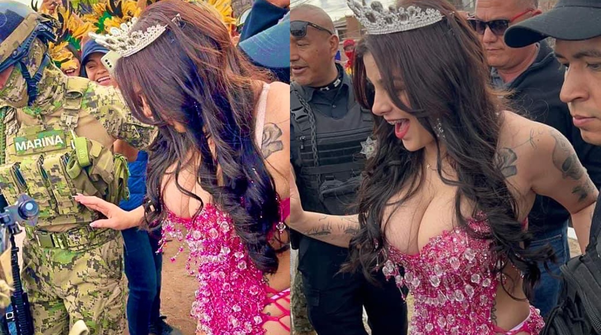 Karely Ruiz asegura que ella pagó para ser custodiada por la Marina en el Carnaval de Guaymas