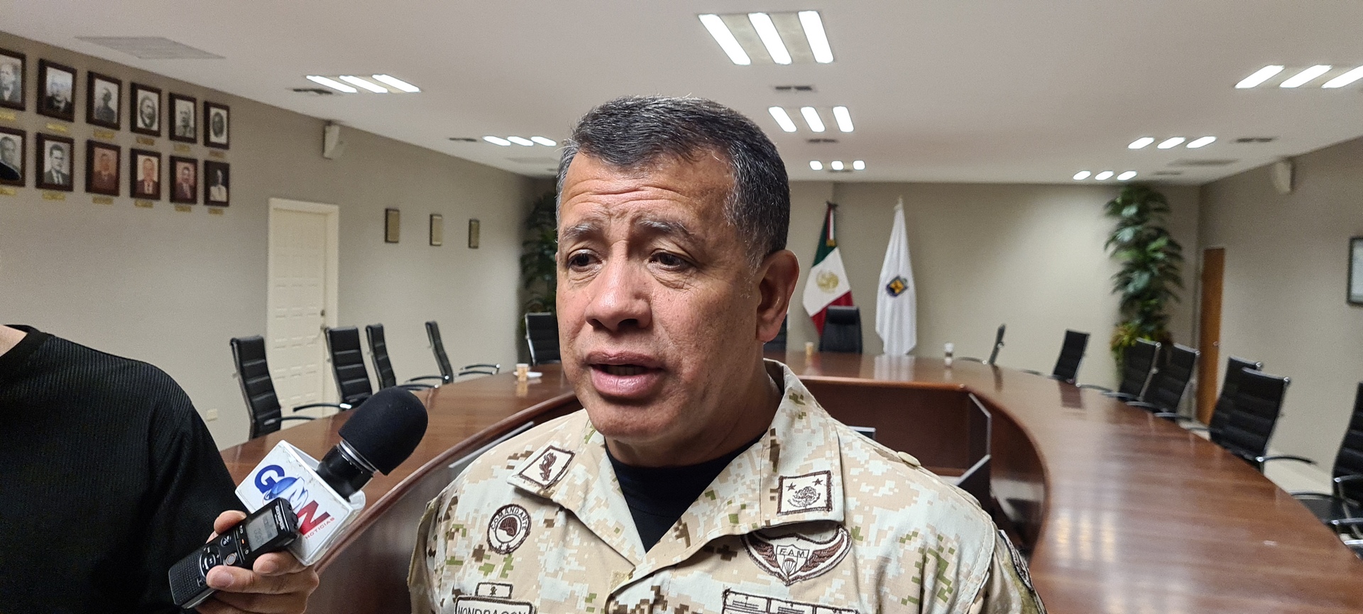 General de Brigada Diplomado de Estado Mayor, Fidel Mondragón Rivero, comandante de la 47a Zona Militar.