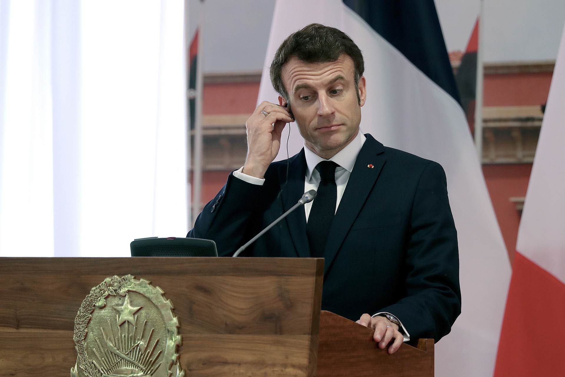 Macron también se pronunció sobre la rebelión del M23. (AMPE ROGERIO / EFE)