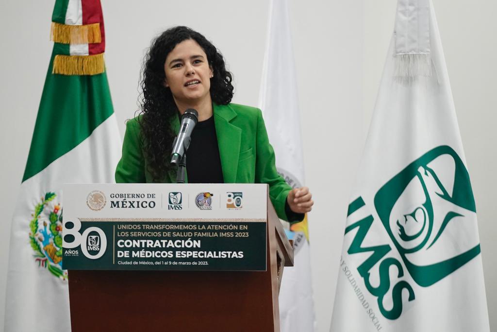 María Luis Alcalde, titular de la Secretaría del Trabajo y Previsión Social (STPS) Federal.