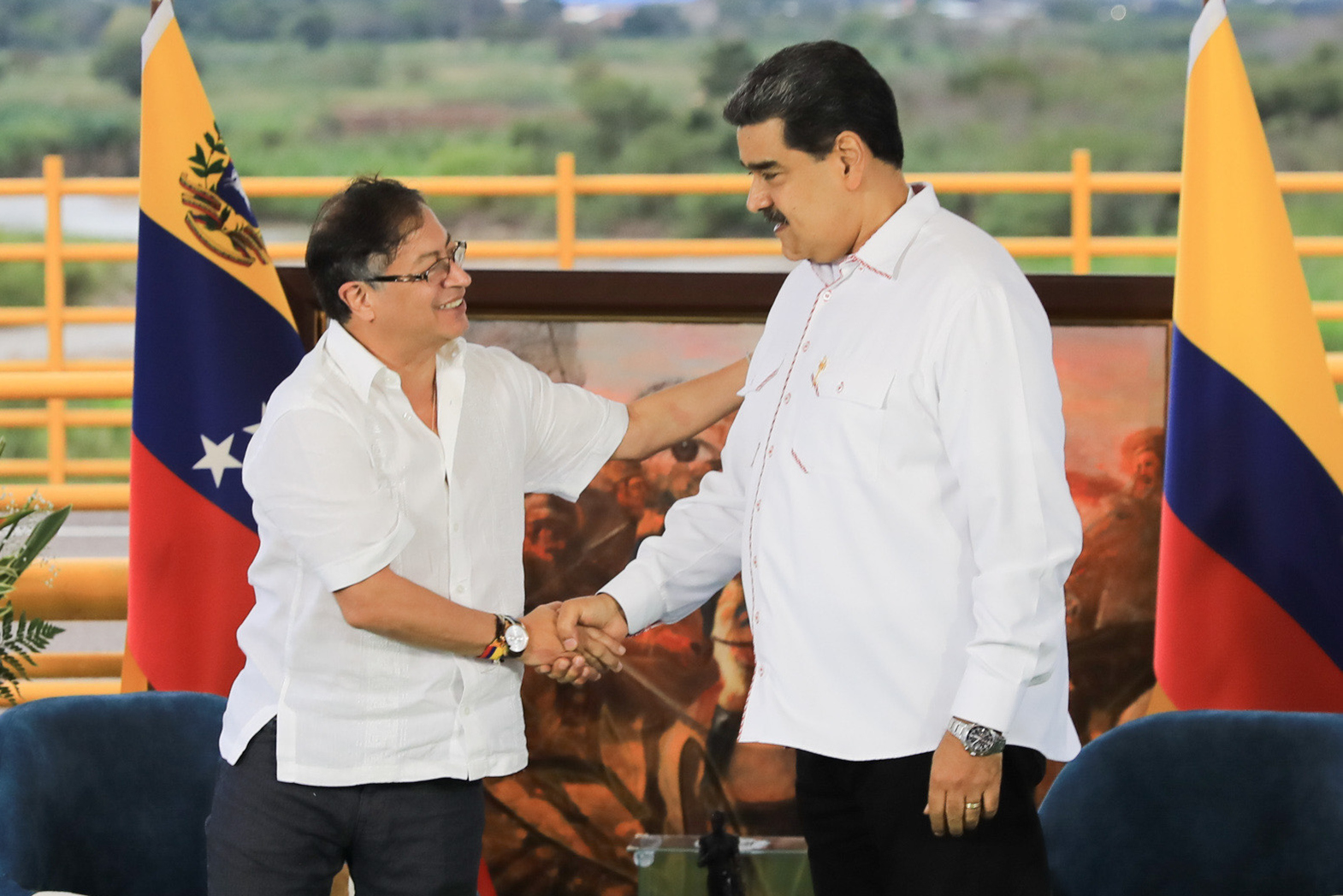 Con la llegada de Petro, Colombia y Venezuela restablecieron las relaciones diplomáticas rotas por Maduro el 23 de febrero de 2019. (ARCHIVO)