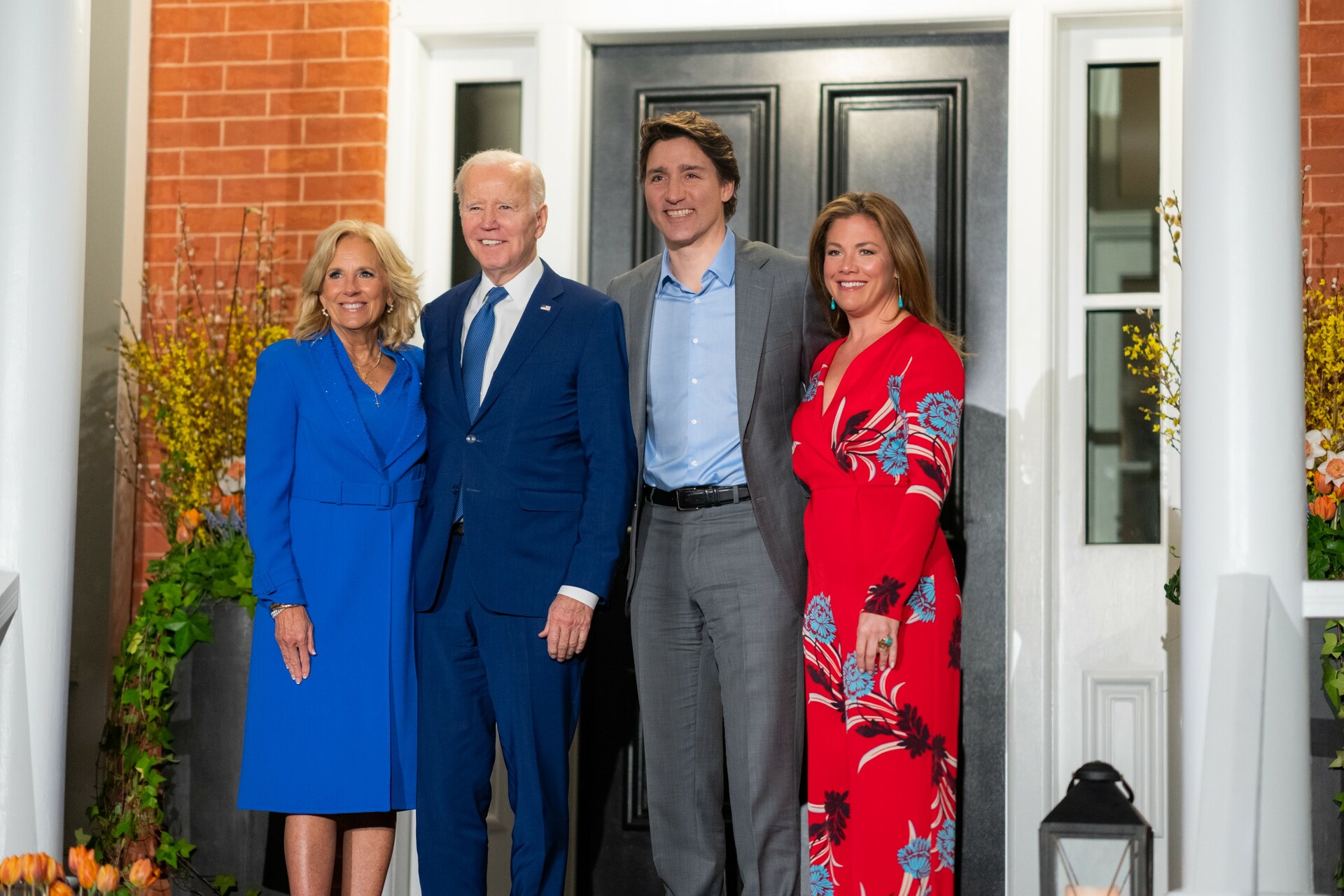 Trudeau señaló al inicio de la reunión que Canadá no tiene 'mayor amigo y aliado' que Estados Unidos. (TWITTER)