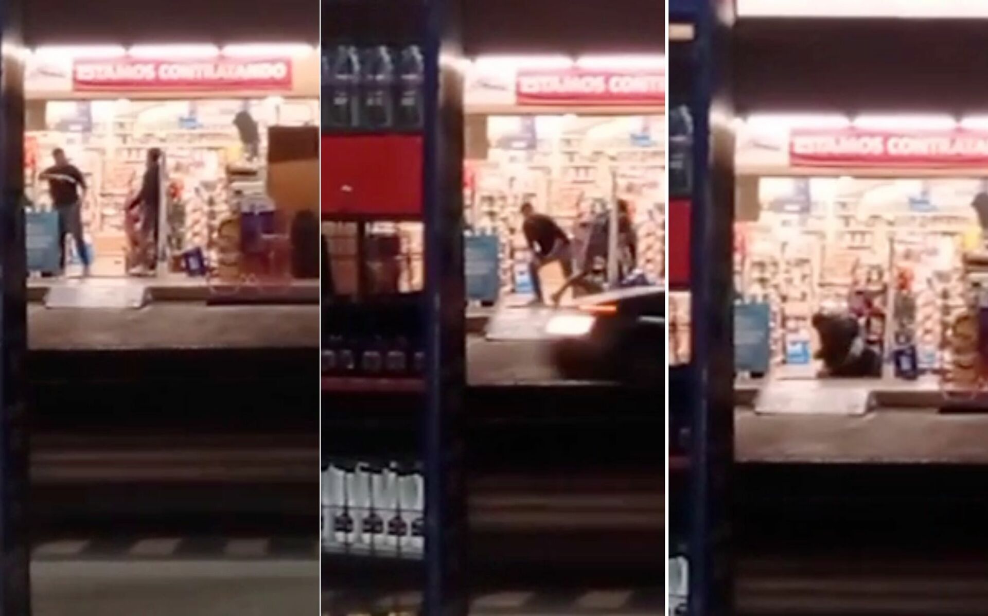 Este intento de asalto, que quedó grabado en video, ocurrió en una farmacia ubicada en la avenida Juárez y la calle 29 de Torreón. (ESPECIAL)