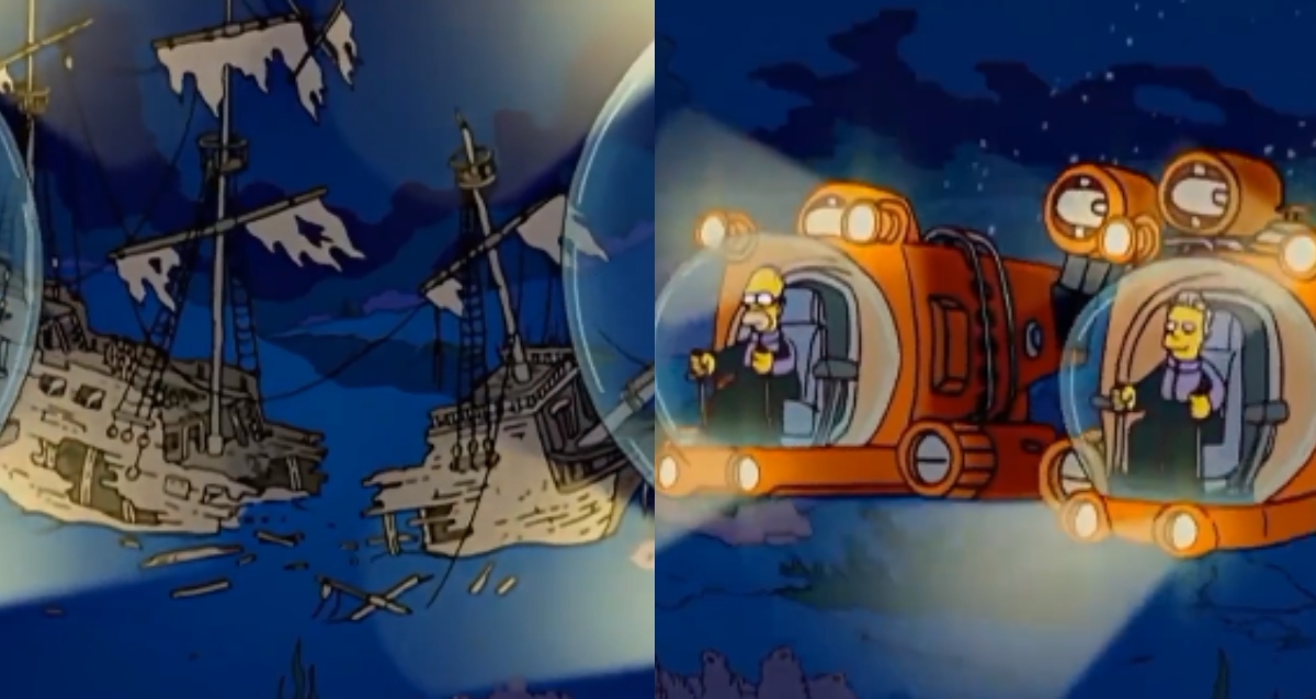 Los Simpson y las referencias a la tragedia del submarino desaparecido 