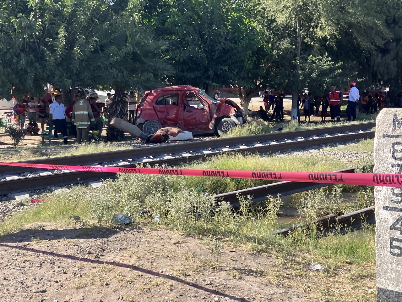 Joven muere al ser impactada por el tren en la zona rural de Gómez Palacio