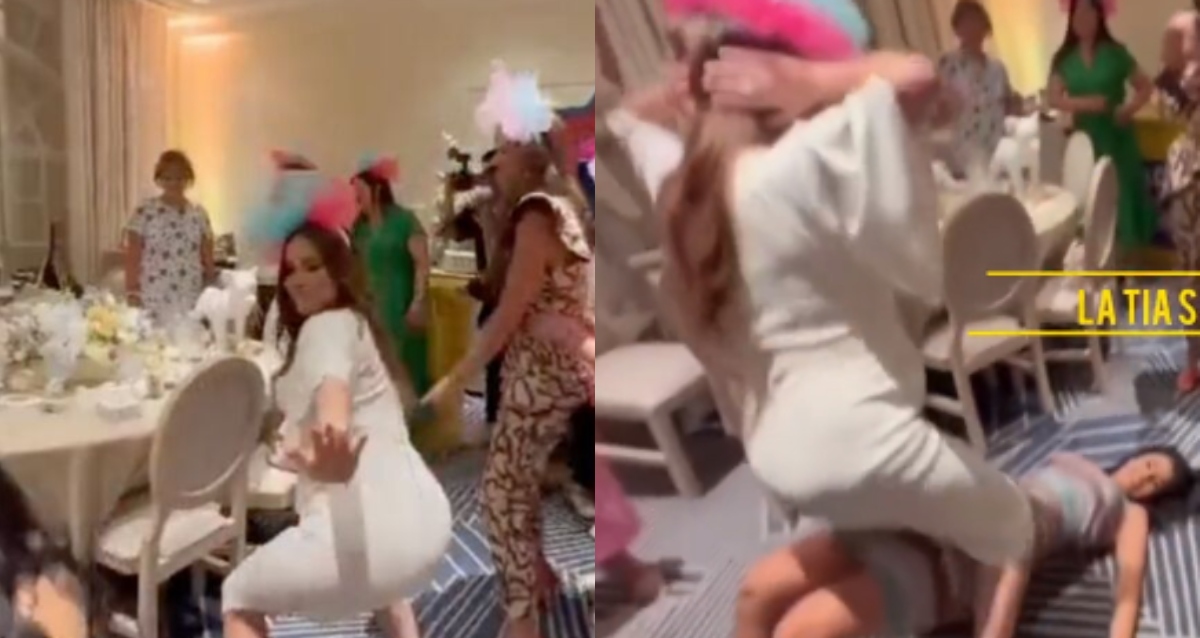 Cynthia Rodríguez y Kristal Silva protagonizan intenso perreo en baby shower 