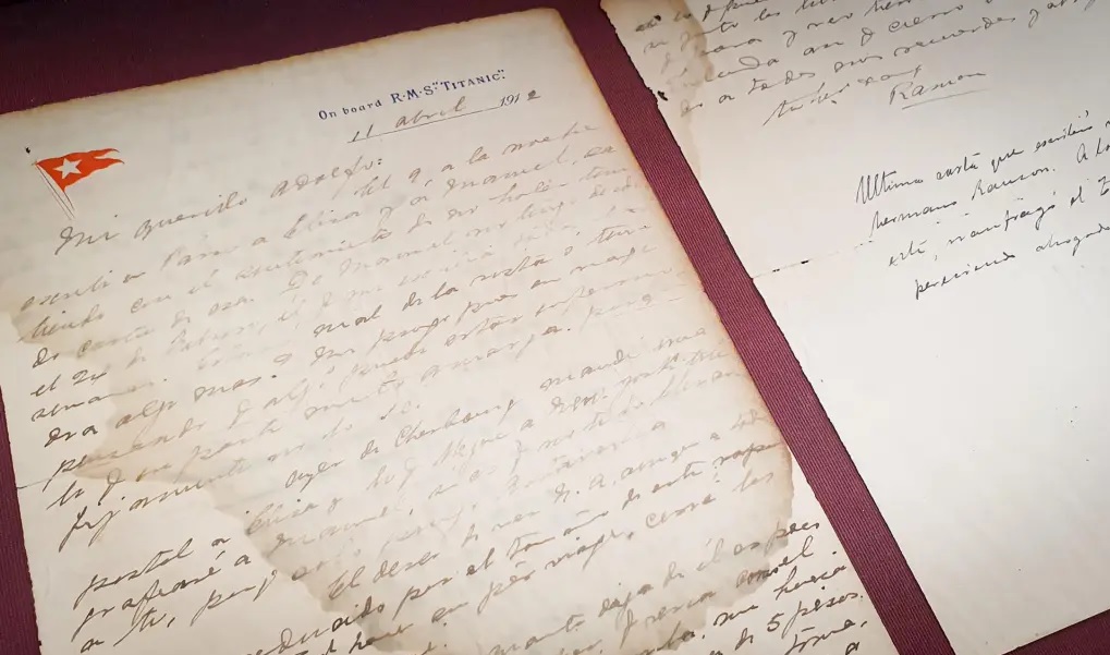 Carta enviada desde el Titanic por un pasajero uruguayo es subastada en 12.000 dólares