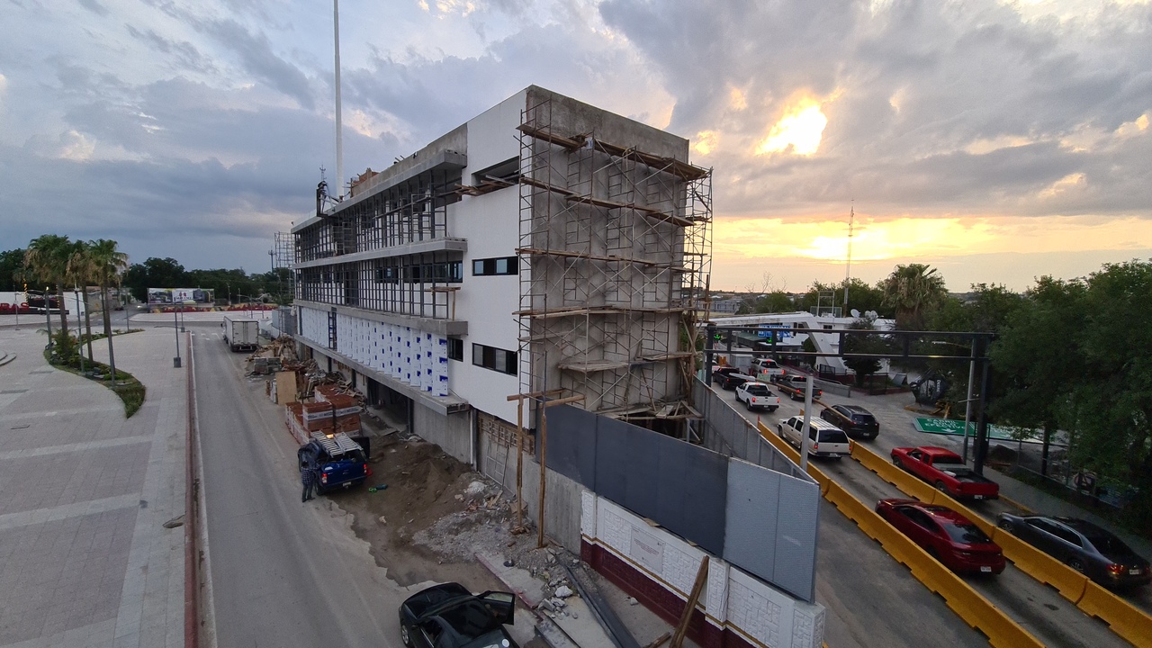 Están por concluir las obras en proceso en el Puente Internacional número I de Piedras Negras. (Foto: RENÉ ARELLANO / EL SIGLO COAHUILA)