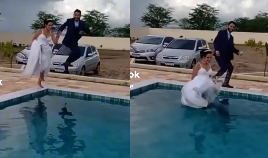 ¿Divorcio? Hombre se vuelve viral por jugarle broma pesada a su pareja el día de la boda 