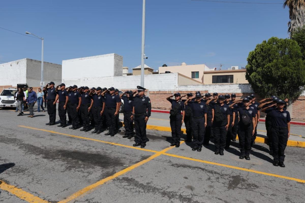 Por concluir, formación de 37 cadetes de la Academia de Policía en Saltillo