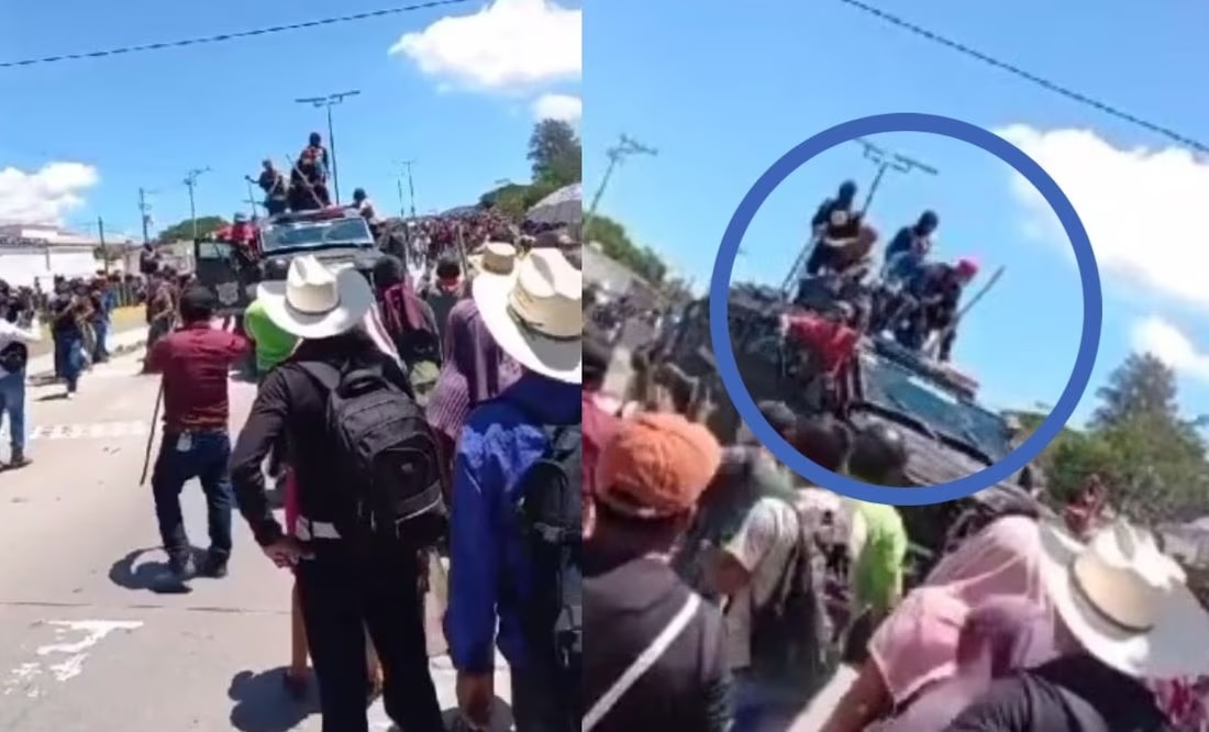Presuntos transportistas se enfrentan a elementos de la Guardia Nacional en Chilpancingo