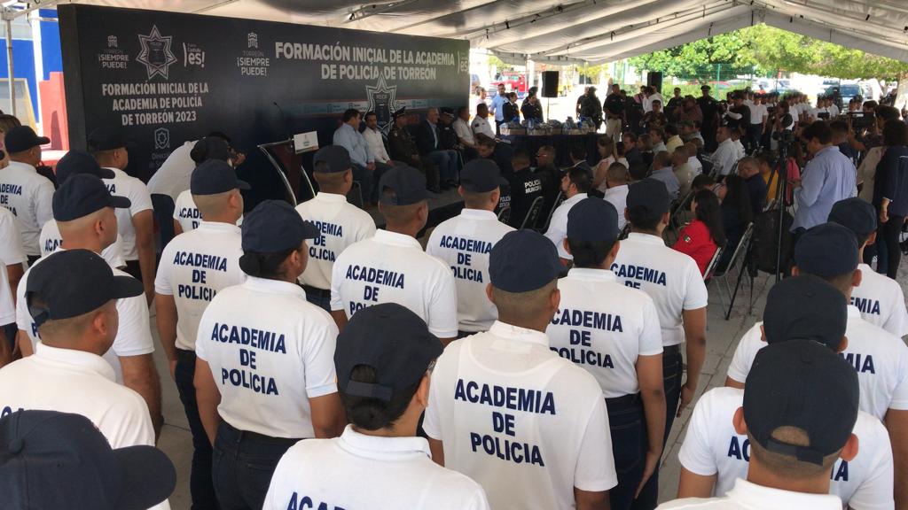 Inicia curso nueva generación de la Academia de Policía de Torreón