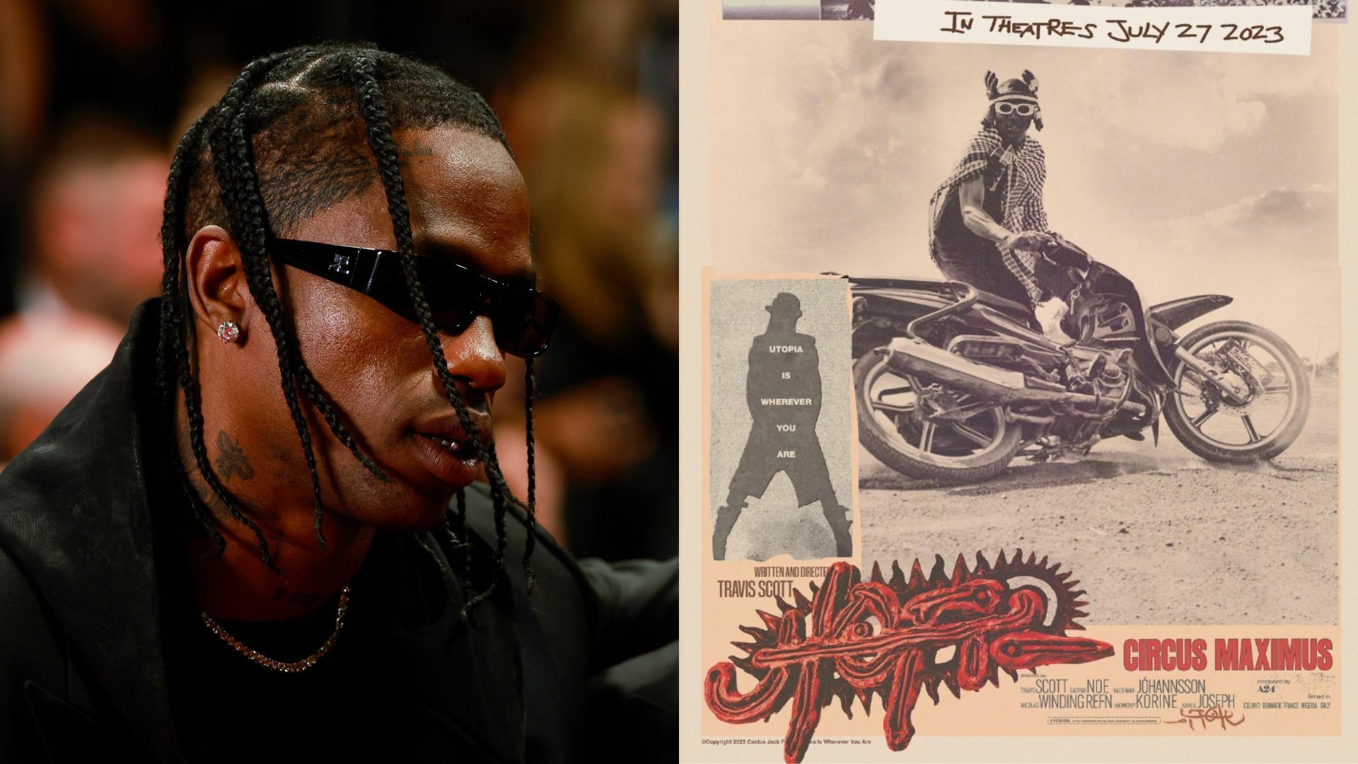 Travis Scott anuncia Circus Maximus, largometraje escrito y dirigido por él