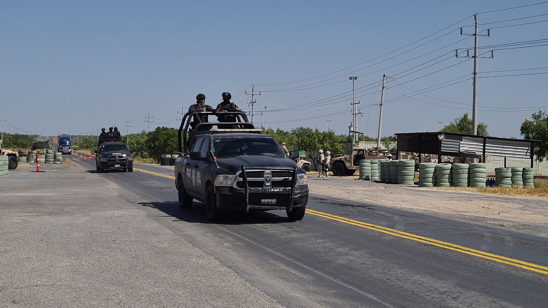 Despliegan fuerte operativo de seguridad en límites de Coahuila y Nuevo León