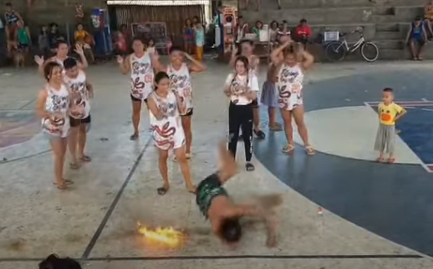 VIRAL: Baile termina mal con joven envuelto en fuego 