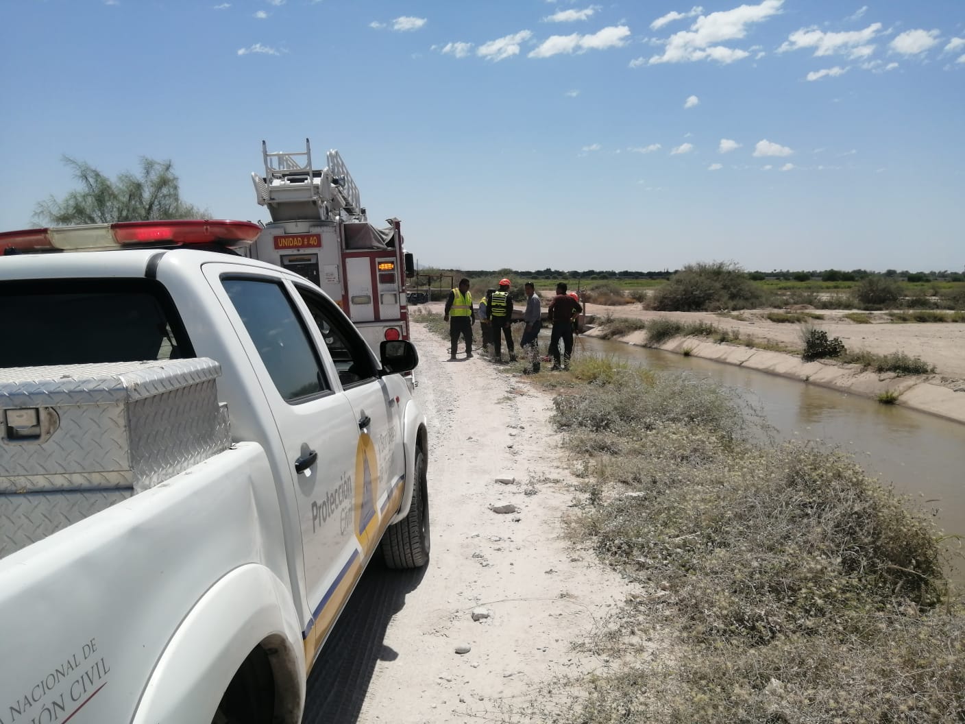 Identifican a hombre localizado sin vida en el canal de riego del ejido San Agustín de Torreón