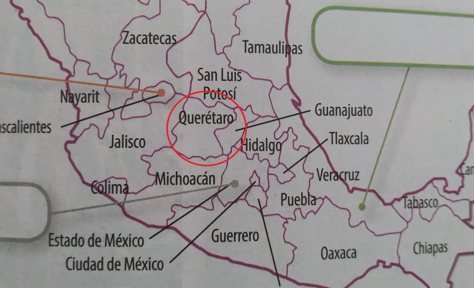 ¿Querétaro y Guanajuato invertidos? Surge otro error en los nuevos libros de la SEP 