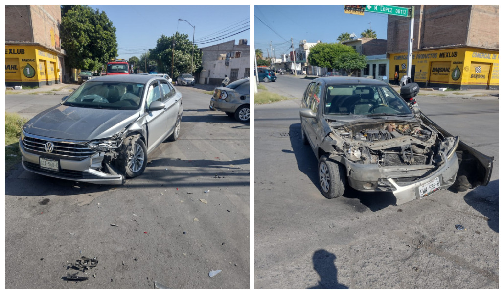 Conductora se pasa semáforo en rojo y choca contra otro auto en el ...