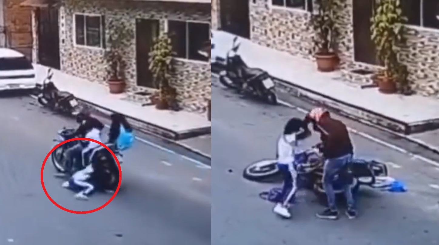 VIDEO: Niña pierde un brazo tras caer de motocicleta 