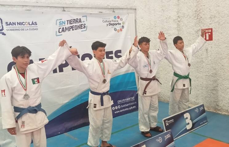 Laguneros brillan en Torneo Nacional de Judo 