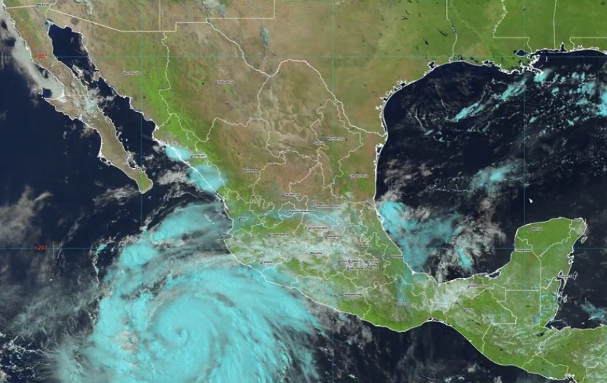 De acuerdo con la Conagua, el huracán Hilary mantendrá lluvias muy fuertes en Colima, Guerrero, Jalisco, Michoacán y Nayarit.