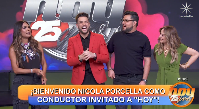 Nicola Porcella arrasa las tendencias tras aparecer como conductor en el programa Hoy