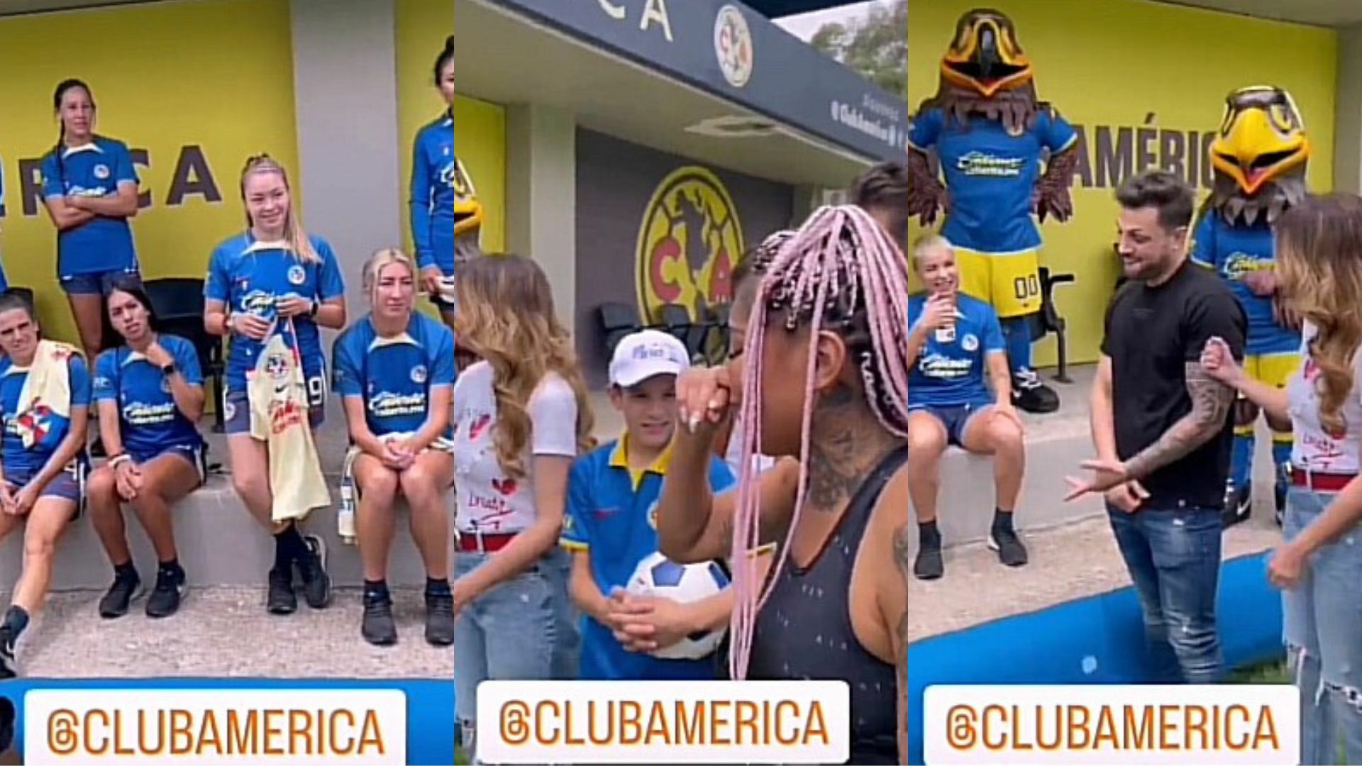'Y así', Nicola Porcella rompe incómodo momento de Barby Juárez en el Club América 