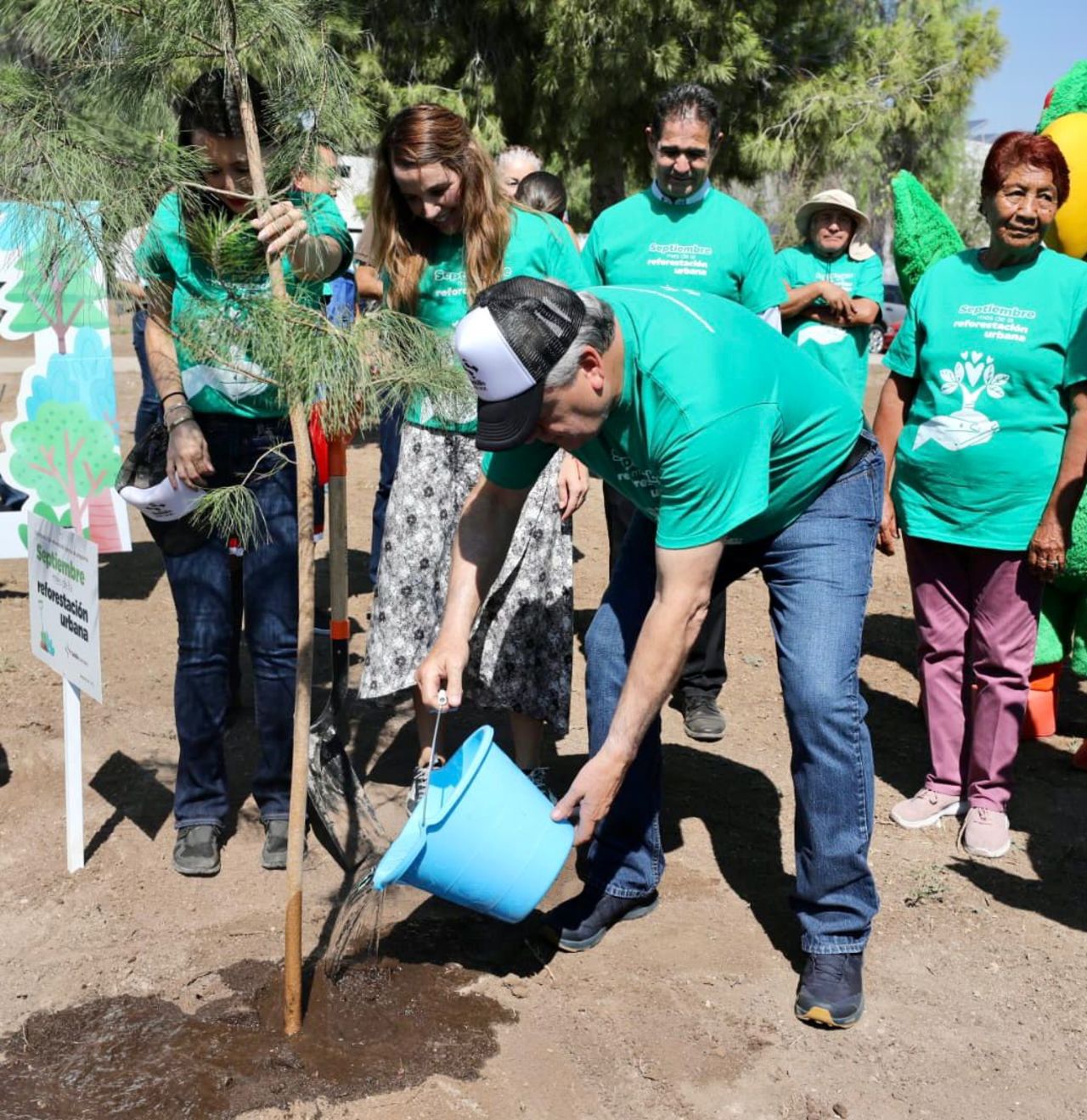 En el llamado Septiembre, mes de la Reforestación urbana, se plantarán por parte del gobierno municipal 150 árboles.